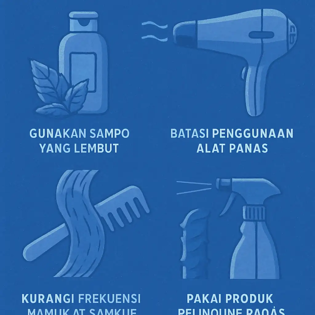 Cara Menghindari Kerusakan Rambut Akibat Styling
